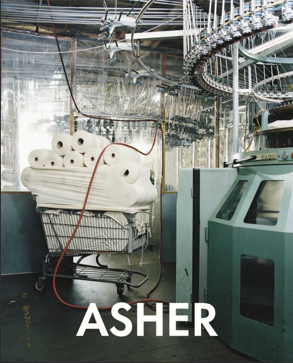 Asher Fabric Concepts mill — circular knitting machines and fabric rolls