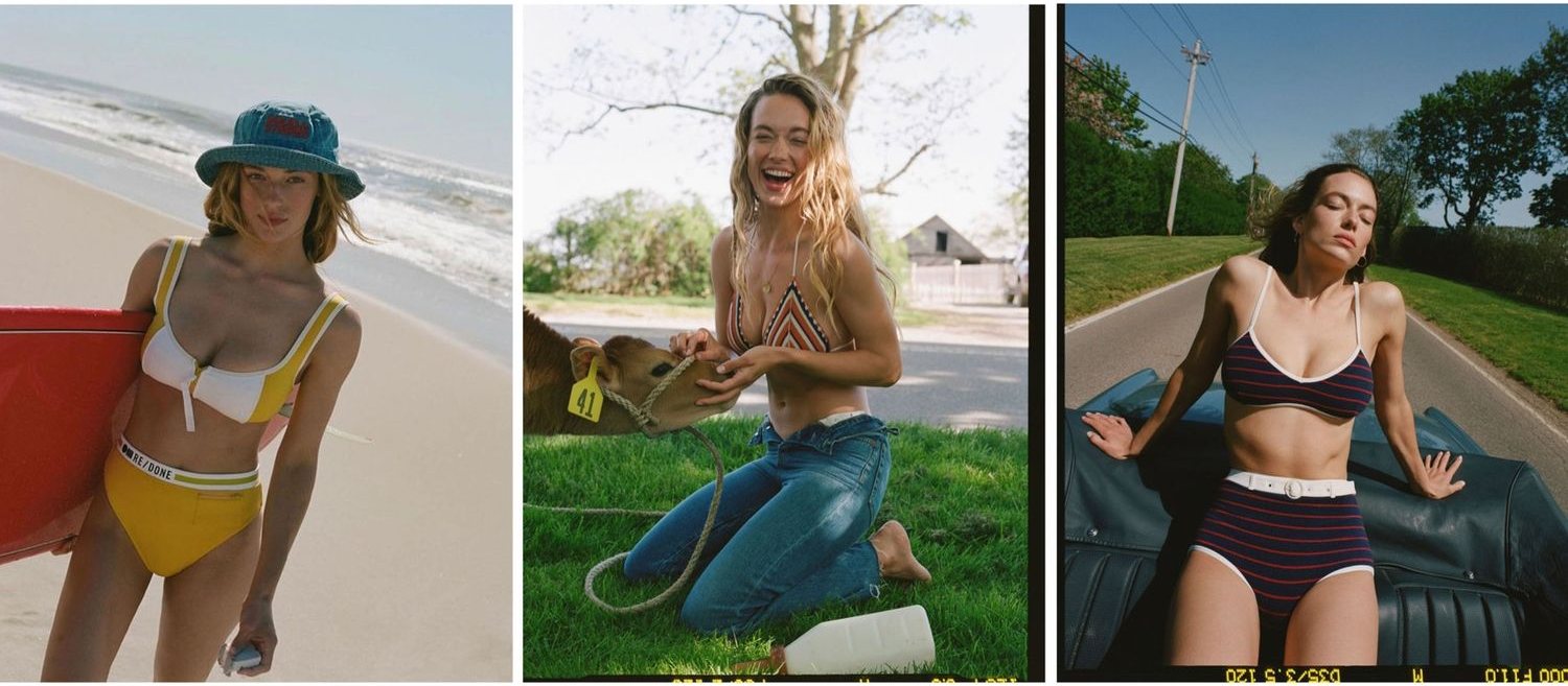 Re/Done x Solid and Striped 2019 campaign triptych
